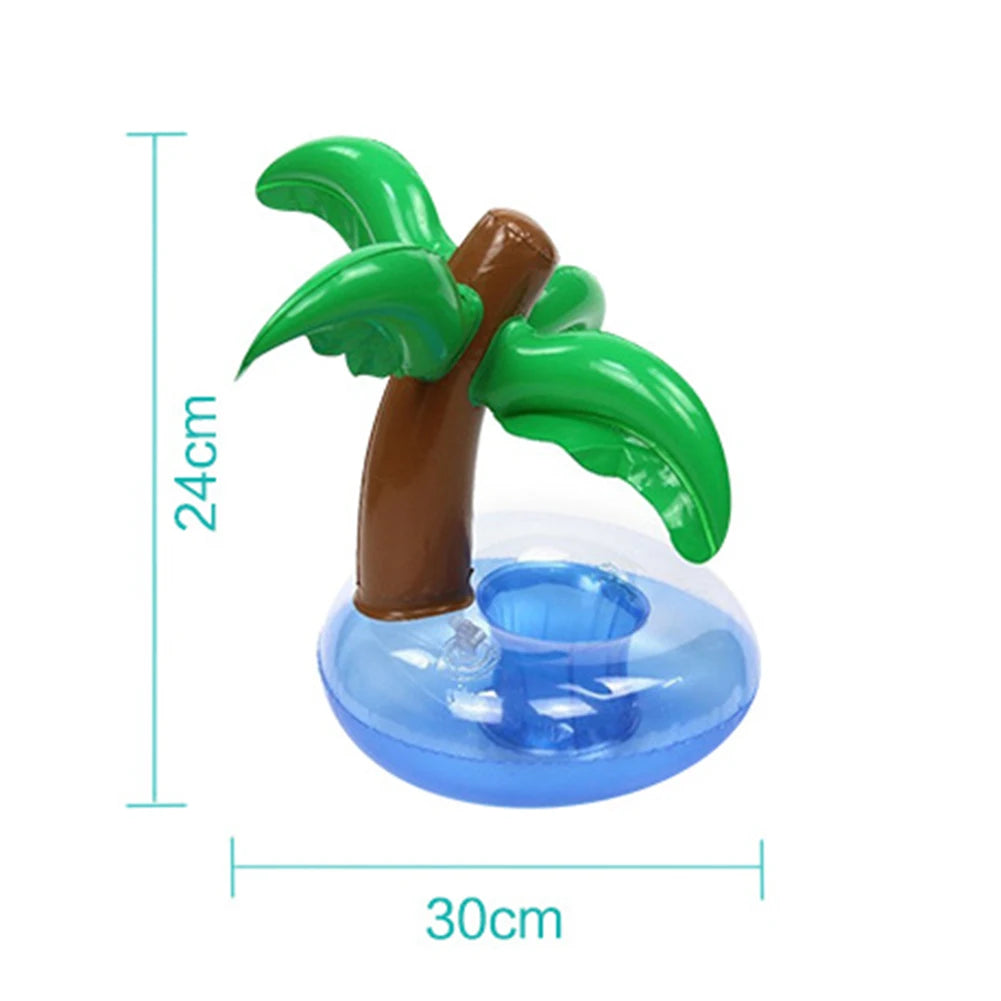 Swimming Pool Float Beer Table Cooler Table Bar Tray Inflatable Cup Holder Phone Pad Swimming Pool Mattress Food Drink Holder